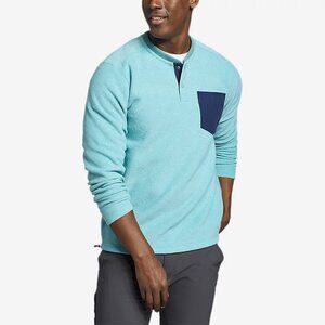NWT Eddie Bauer LT Mountain Henley Fleece Sweater